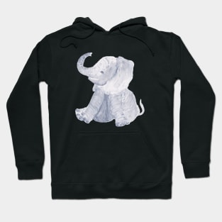 Watercolor Elephant Hoodie